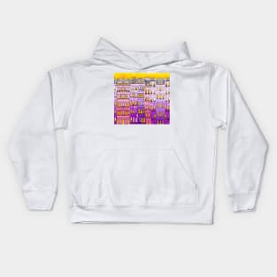 The Cats Purple Townhouses Kids Hoodie